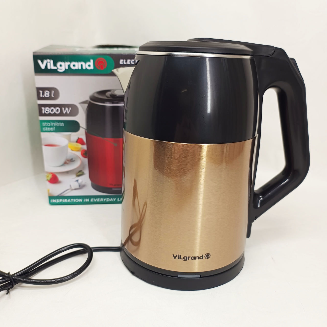 Электрочайник ViLgrand VS-20216 Rose Gold 2л Электрочайник ViLgrand VS-20216 Rose Gold 2л