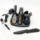 Тример мужской Kemei KM-600 универсальный 11 в 1 для стрижки волос и бритья бороды и носа, беспроводной. Изображение №16 Тример мужской Kemei KM-600 универсальный 11 в 1 для стрижки волос и бритья бороды и носа, беспроводной. Изображение №16