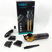 Тример для бороды и усов VGR V-989 7000 об. Машинка для стрижки, окантовки керамика+сталь. Цвет черный. Изображение №6 Тример для бороды и усов VGR V-989 7000 об. Машинка для стрижки, окантовки керамика+сталь. Цвет черный. Изображение №6