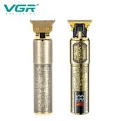 Машинка для стрижки волосся VGR V-073 акумуляторний бездротовий тример для бороди та вусів. Зображення №5