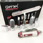 Фен для волосся стайлер с насадками Gemei GM-4836 7 в 1, Фен-стайлер с разными насадками. Изображение №2 Фен для волосся стайлер с насадками Gemei GM-4836 7 в 1, Фен-стайлер с разными насадками. Изображение №2