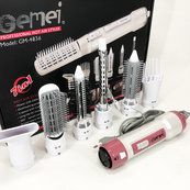 Фен для волосся стайлер с насадками Gemei GM-4836 7 в 1, Фен-стайлер с разными насадками. Изображение №5 Фен для волосся стайлер с насадками Gemei GM-4836 7 в 1, Фен-стайлер с разными насадками. Изображение №5