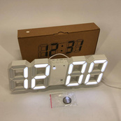 Настольные часы LY-1089 с белой LED-подсветкой белый, электронные светящиеся часы, электронные часы VST. Изображение №7 Настольные часы LY-1089 с белой LED-подсветкой белый, электронные светящиеся часы, электронные часы VST. Изображение №7