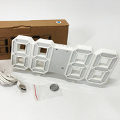 Настольные часы LY-1089 с белой LED-подсветкой белый, электронные светящиеся часы, электронные часы VST. Изображение №12 Настольные часы LY-1089 с белой LED-подсветкой белый, электронные светящиеся часы, электронные часы VST. Изображение №12