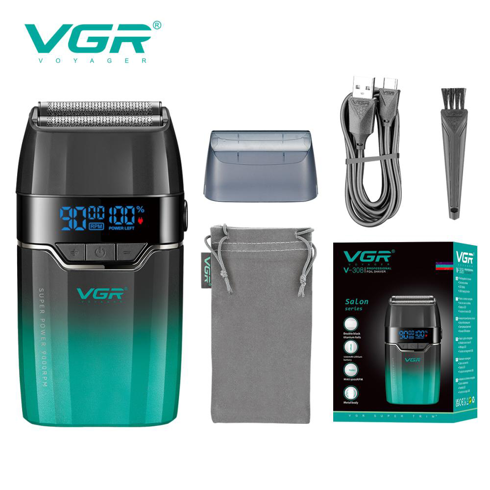 Электробритва VGR V-308 GREEN шейвер Электробритва VGR V-308 GREEN шейвер