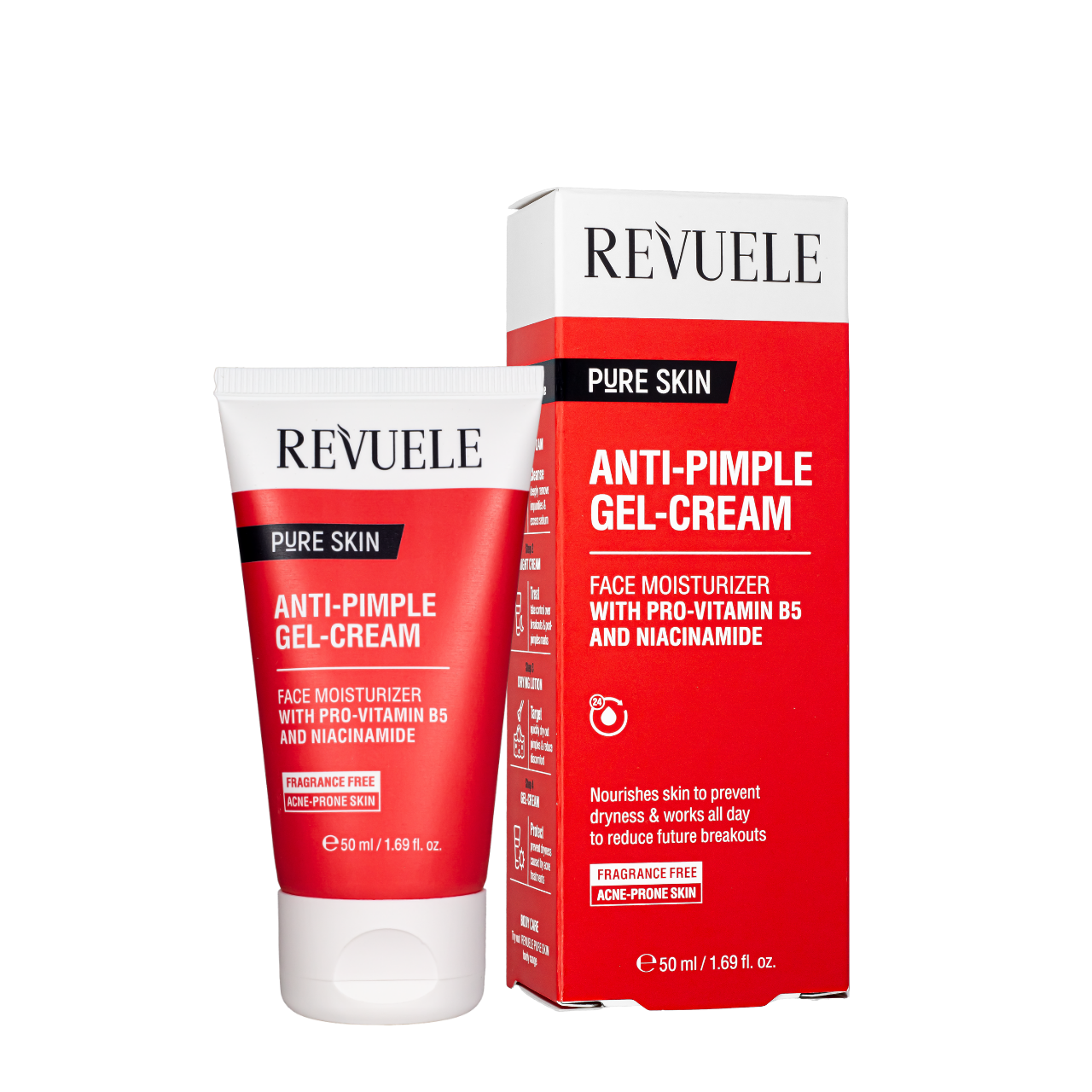Крем для лица от прыщей Revuele Pure Skin Anti-Pimple Gel-Cream 50 мл Крем для лица от прыщей Revuele Pure Skin Anti-Pimple Gel-Cream 50 мл