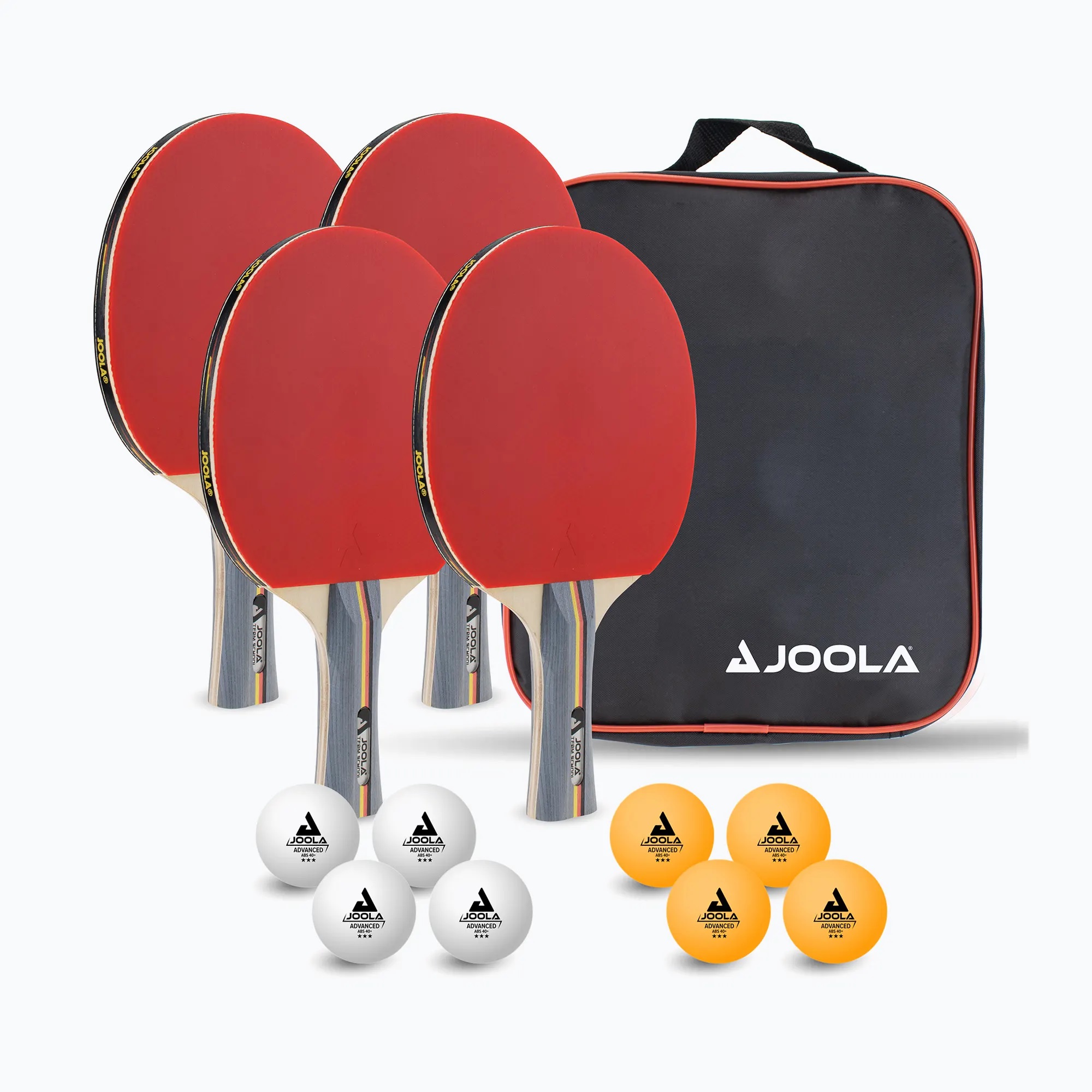 Набір для настільного тенісу JOOLA Team School Set (4 ракетки+8 м'ячиків) Набір для настільного тенісу JOOLA Team School Set (4 ракетки+8 м'ячиків)