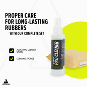 Набір для очищення накладок настільного тенісу Joola Rubber Cleaning Kit (125 мл) 84052. Зображення №4 Набір для очищення накладок настільного тенісу Joola Rubber Cleaning Kit (125 мл) 84052. Зображення №4