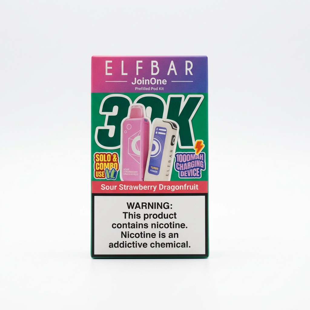 Elf Bar JoinOne 30000. Кисла Полуниця Пітая (Sour Strawberry Dragonfruit) Elf Bar JoinOne 30000. Кисла Полуниця Пітая (Sour Strawberry Dragonfruit)