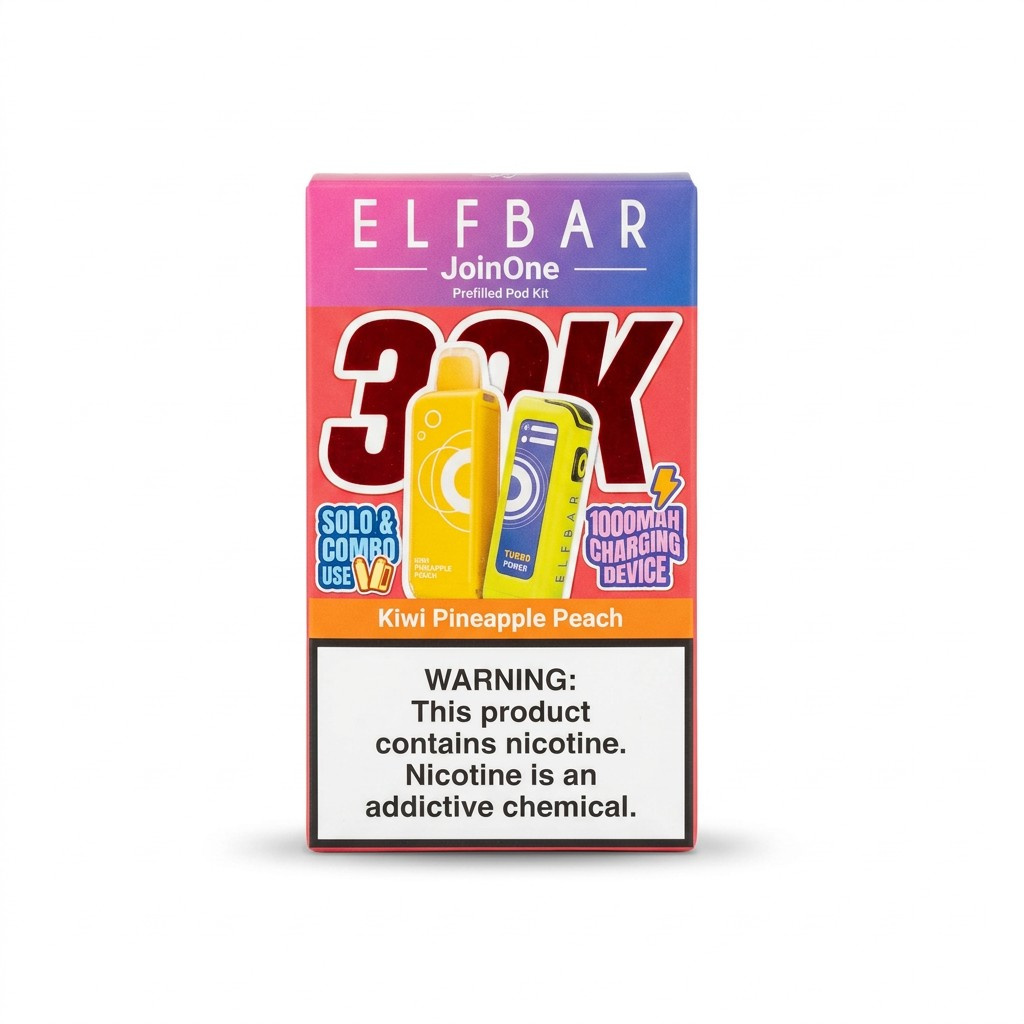 Elf Bar JoinOne 30000. Киви Ананас Персик (Kiwi Pineapple Peach) Elf Bar JoinOne 30000. Киви Ананас Персик (Kiwi Pineapple Peach)