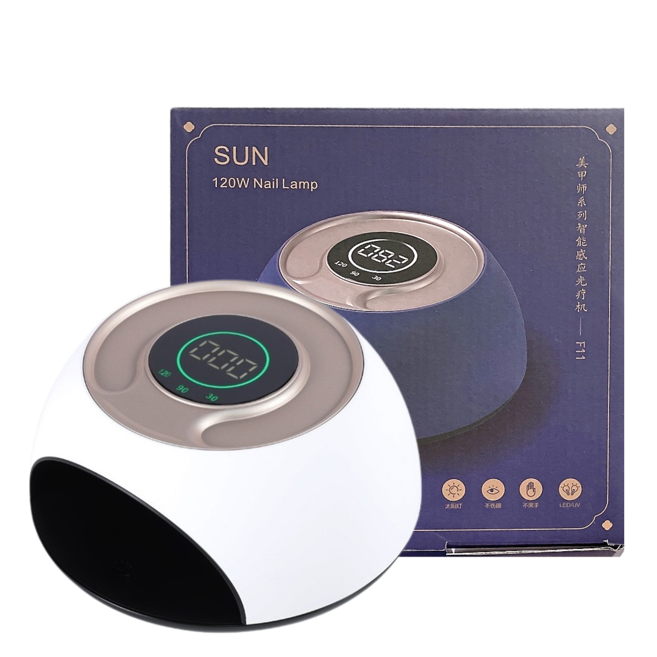 Лампа для манікюру SUN F11 LED/UV 120 Вт Лампа для манікюру SUN F11 LED/UV 120 Вт
