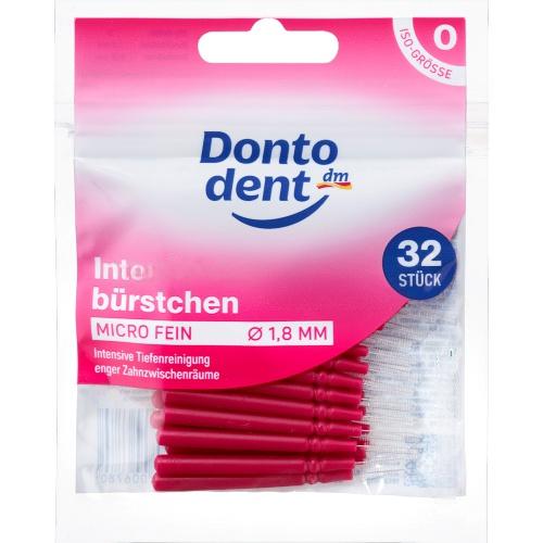 Dontodent Йоржики Interdentalbürsten pink (ISO 0) 32шт. Dontodent Йоржики Interdentalbürsten pink (ISO 0) 32шт.