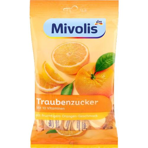 Mivolis Конфеты Traubenzucker Orange 100g Mivolis Конфеты Traubenzucker Orange 100g
