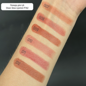 Помада для губ TopFace Super Match Sheer Glow PT162, 003 Morning Blush Вишневая. Изображение №4 Помада для губ TopFace Super Match Sheer Glow PT162, 003 Morning Blush Вишневая. Изображение №4