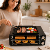 Багатофункціональна конвекційна настільна електропіч Top Kitchen TK-1400 14л 4000Вт 6в1. Зображення №2