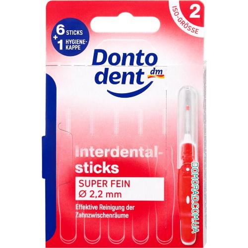 Dontodent Зубные ершики (ISO grosse 2) RED 6шт. Dontodent Зубные ершики (ISO grosse 2) RED 6шт.