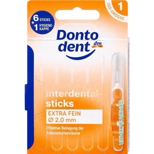 Dontodent Зубні йоржики (ISO grosse 1) ORANGE 6шт. Dontodent Зубні йоржики (ISO grosse 1) ORANGE 6шт.