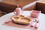Силиконовый коврик для кормления ребенка FreeOn Kitty, pink. Изображение №2 Силиконовый коврик для кормления ребенка FreeOn Kitty, pink. Изображение №2