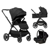 Коляска для ребенка универсальная 3 в 1 FreeON Zack, black. Изображение №2 Коляска для ребенка универсальная 3 в 1 FreeON Zack, black. Изображение №2