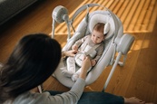 Детские качели FreeON Snuggy, stars light grey. Изображение №2 Детские качели FreeON Snuggy, stars light grey. Изображение №2