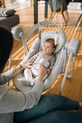 Детские качели FreeON Snuggy, stars light grey. Изображение №3 Детские качели FreeON Snuggy, stars light grey. Изображение №3