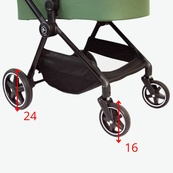 Коляска для ребенка универсальная 3 в 1 FreeON Zack, olive. Изображение №4 Коляска для ребенка универсальная 3 в 1 FreeON Zack, olive. Изображение №4