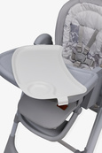 Стул-качалка для кормления ребенка 2 в 1 VELANO Nomi, light grey. Изображение №2 Стул-качалка для кормления ребенка 2 в 1 VELANO Nomi, light grey. Изображение №2