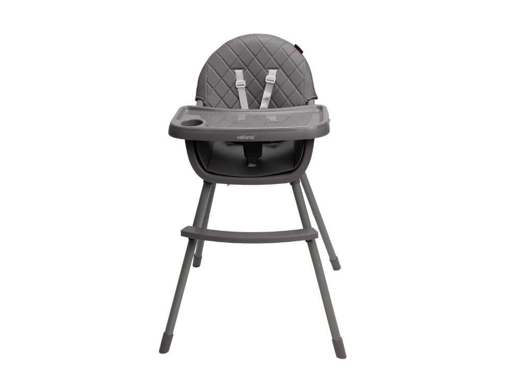 Стул для кормления ребенка 2 в 1 VELANO Evo, grey Стул для кормления ребенка 2 в 1 VELANO Evo, grey