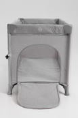 Детская кроватка-манеж с вторым ярусом и пеленальным столиком VELANO Tino, light grey. Изображение №5