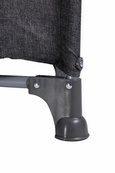 Детская кроватка-манеж со вторым ярусом и пеленальным столиком VELANO Tino, dark grey. Изображение №7