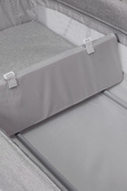 Детская кроватка-манеж с вторым ярусом и пеленальным столиком VELANO Tino, light grey. Изображение №9