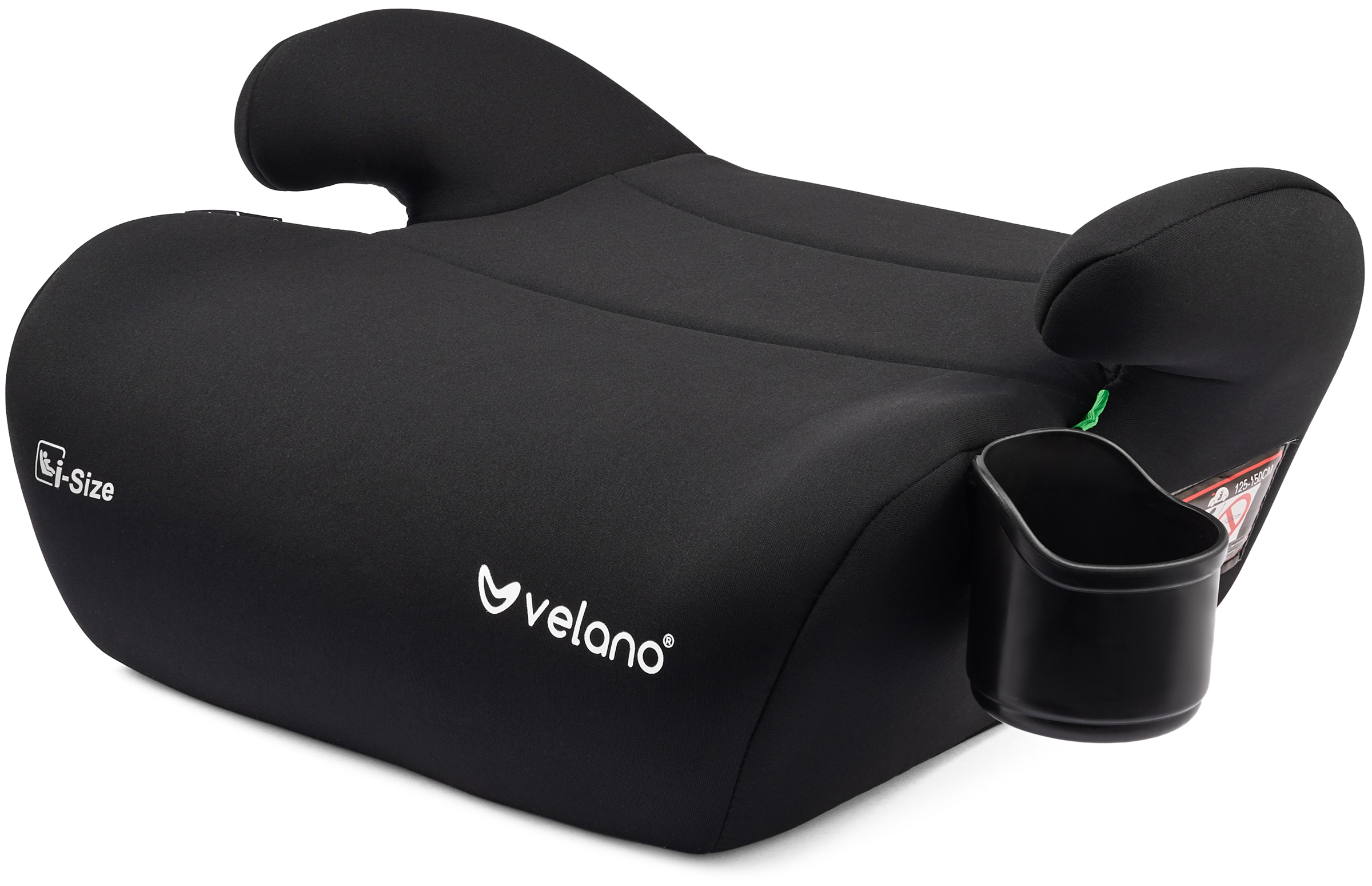 Бустер VELANO Caro 125–150 см, подстаканник, black Бустер VELANO Caro 125–150 см, подстаканник, black