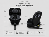 Автокресло VELANO Vento 360° i-Size 40–150 см, ISOFIX + опорная нога, black. Изображение №3
