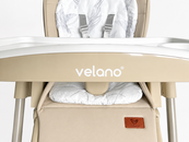 Стул детский для кормления 2 в 1 с функцией качалкиVELANO Movio, beige. Изображение №5 Стул детский для кормления 2 в 1 с функцией качалкиVELANO Movio, beige. Изображение №5