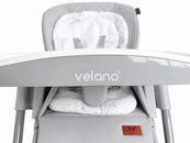 Стул детский для кормления 2 в 1 с функцией качалки VELANO Movio, light grey. Изображение №5 Стул детский для кормления 2 в 1 с функцией качалки VELANO Movio, light grey. Изображение №5