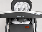 Стул детский для кормления 2 в 1 с функцией качалки VELANO Movio, black. Изображение №6 Стул детский для кормления 2 в 1 с функцией качалки VELANO Movio, black. Изображение №6