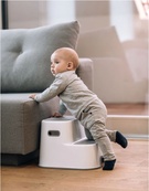 Ступеньки для ребенка в ванную на 2 ступеньки FreeON, white - grey. Изображение №6