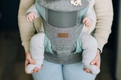 Сумка-кенгуру FreeON Easy Move 3 в 1, mint-grey. Изображение №5