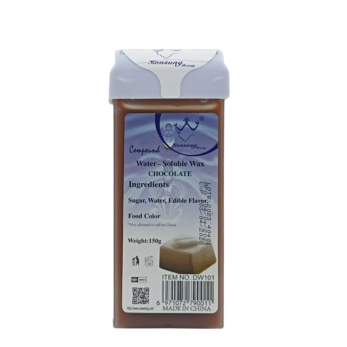 Касетний віск для депіляції Konsung Beauty Compound Water-Soluble Wax, 150 г, Chocolate Касетний віск для депіляції Konsung Beauty Compound Water-Soluble Wax, 150 г, Chocolate
