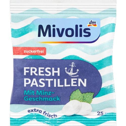 Mivolis Пастилки Fresh Pastillen Мята 25г Mivolis Пастилки Fresh Pastillen Мята 25г
