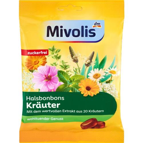Mivolis Пастилки Швейцарські трави Original Schweizer Kräuter 125g Mivolis Пастилки Швейцарські трави Original Schweizer Kräuter 125g