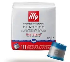 Кава в капсулах ILLY IperEspresso Classico Lungo 18 шт Кава в капсулах ILLY IperEspresso Classico Lungo 18 шт