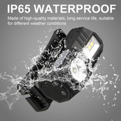 Фонарь налобный T131-XPE+3SMD с датчиком движения, Налобный фонарь для туризма, рыбалки и охоты. Изображение №3